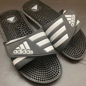 Adidas slides black adidasage sandals
